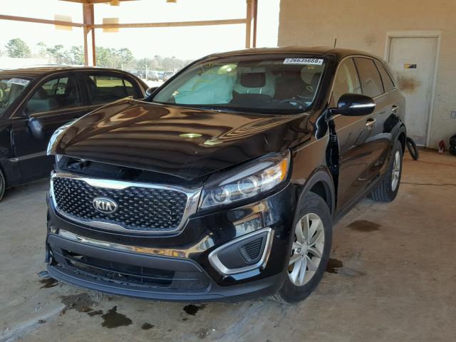 5XYPG4A37GG095915 - 2016 KIA SORENTO LX BLACK photo 2