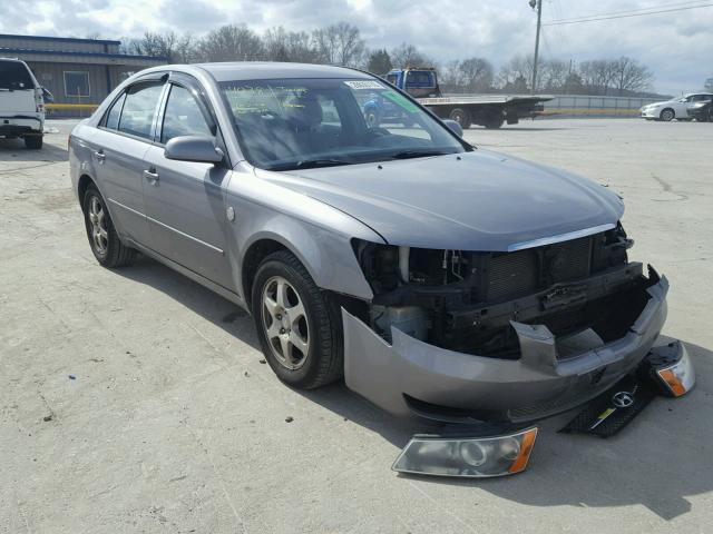 5NPET46C47H267810 - 2007 HYUNDAI SONATA GLS GRAY photo 1