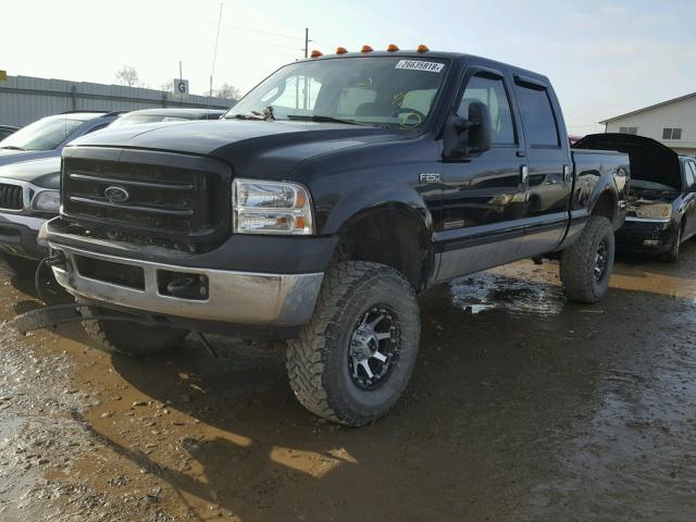 1FTNW21P64EA67920 - 2004 FORD F250 SUPER BLACK photo 2