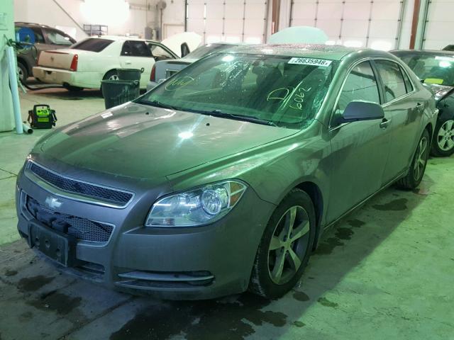 1G1ZC5E1XBF346062 - 2011 CHEVROLET MALIBU 1LT GRAY photo 2