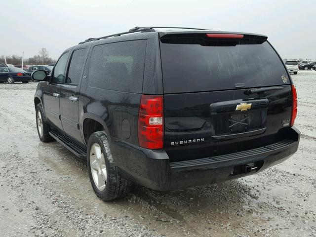 1GNFK16328J229076 - 2008 CHEVROLET SUBURBAN K BLACK photo 3