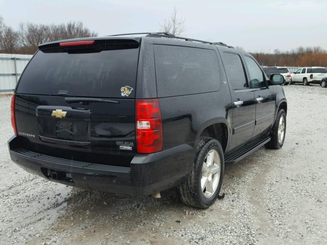 1GNFK16328J229076 - 2008 CHEVROLET SUBURBAN K BLACK photo 4