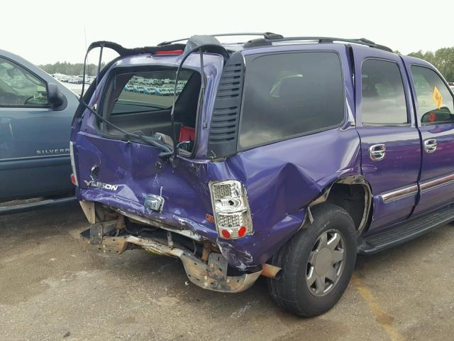 1GKEC13Z12J284916 - 2002 GMC YUKON PURPLE photo 9