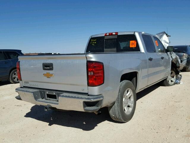 3GCPCREC7EG112648 - 2014 CHEVROLET SILVERADO SILVER photo 4