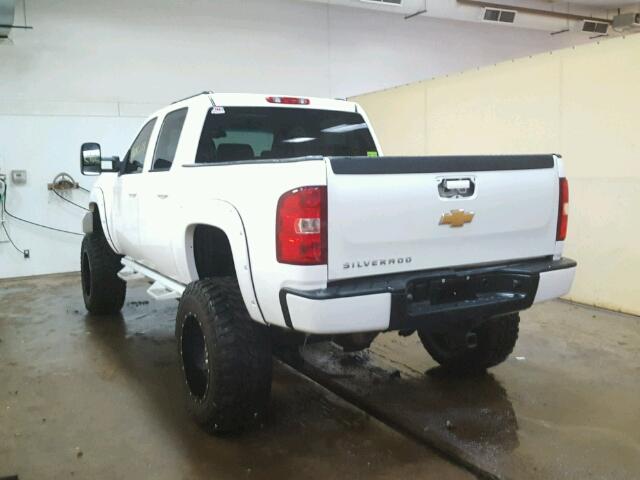 2GCEK13M871665599 - 2007 CHEVROLET SILVERADO WHITE photo 3