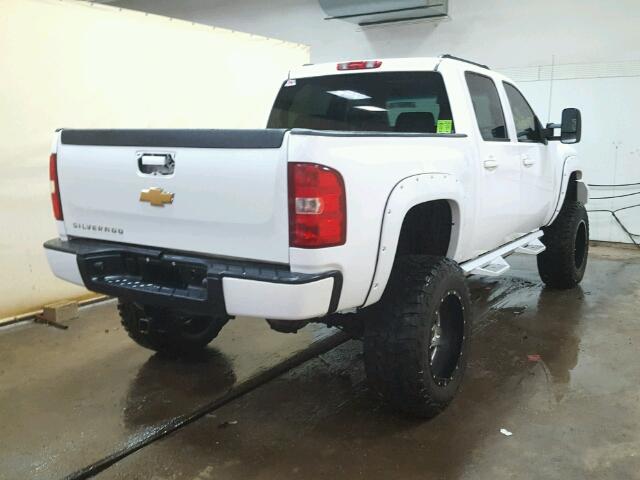 2GCEK13M871665599 - 2007 CHEVROLET SILVERADO WHITE photo 4