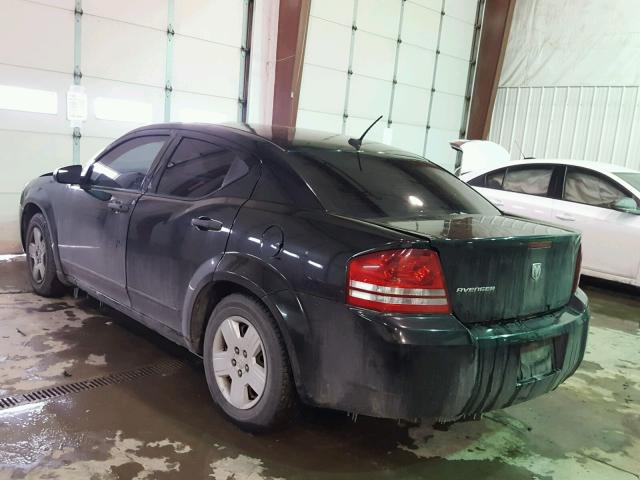 1B3LC46K58N266022 - 2008 DODGE AVENGER SE BLACK photo 3