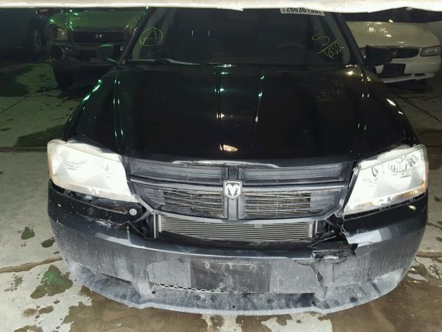 1B3LC46K58N266022 - 2008 DODGE AVENGER SE BLACK photo 7