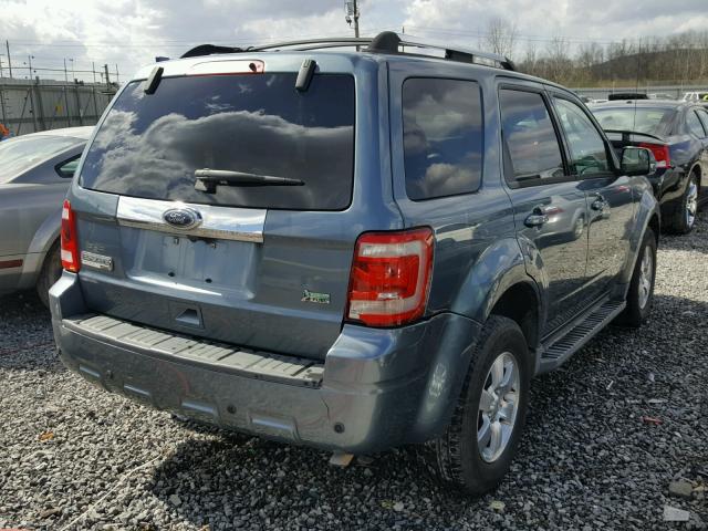 1FMCU0EG1AKC07280 - 2010 FORD ESCAPE LIM BLUE photo 4