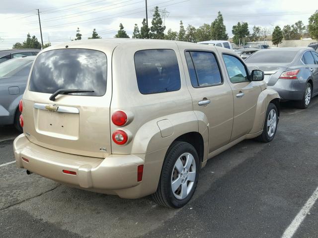 3GNDA13D46S658805 - 2006 CHEVROLET HHR LS GOLD photo 4