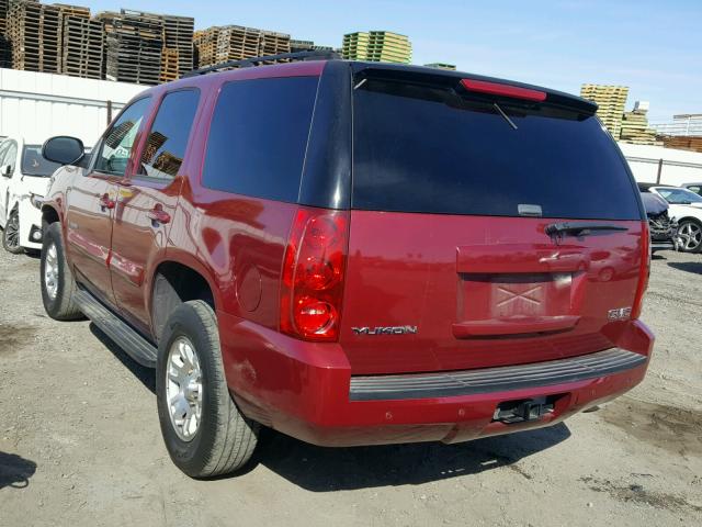 1GKFC13C37R281198 - 2007 GMC YUKON BURGUNDY photo 3