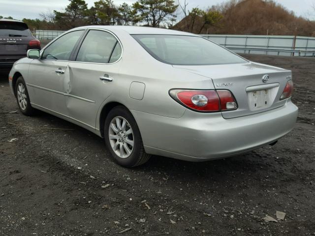 JTHBF30G625028055 - 2002 LEXUS ES 300 SILVER photo 3