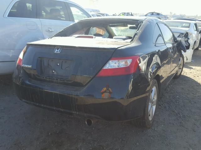 2HGFG12828H533975 - 2008 HONDA CIVIC EX BLACK photo 4