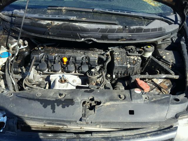 2HGFG12828H533975 - 2008 HONDA CIVIC EX შავი ფოტო 7