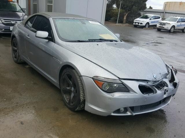 WBAEK13597CN81226 - 2007 BMW 650 I SILVER photo 1