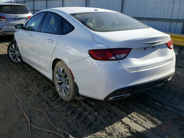 1C3CCCBG0FN517461 - 2015 CHRYSLER 200 S WHITE photo 3