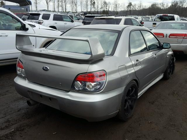 JF1GD79686G517118 - 2006 SUBARU IMPREZA WR SILVER photo 4