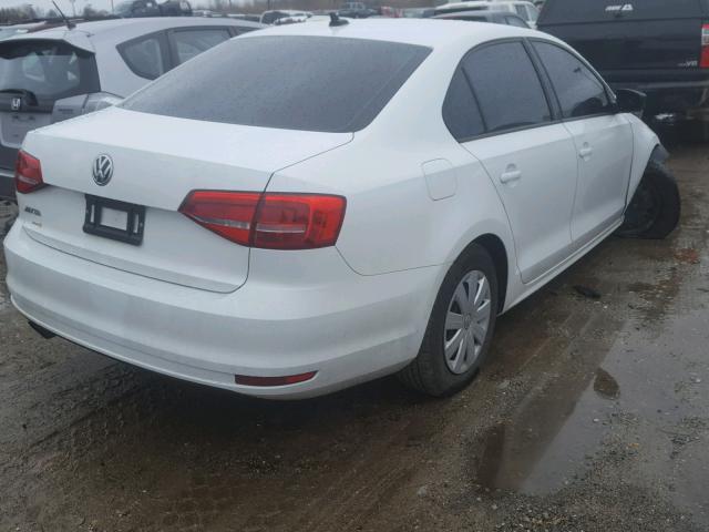 3VW1K7AJ5FM293086 - 2015 VOLKSWAGEN JETTA BASE 白色 照片 4