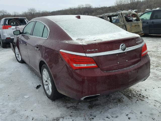 1G4GB5G36FF273466 - 2015 BUICK LACROSSE MAROON photo 3