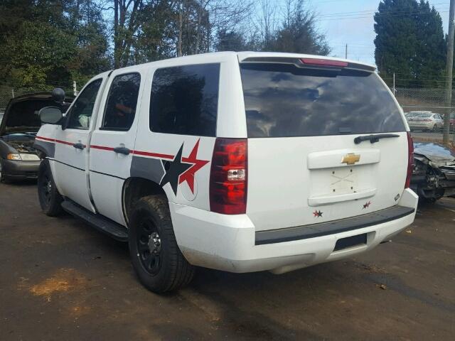 1GNLC2E09CR205929 - 2012 CHEVROLET TAHOE POLI WHITE photo 3