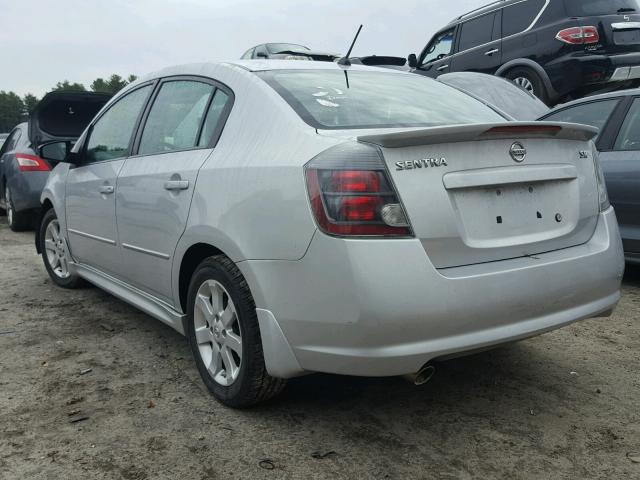 3N1AB61E69L688889 - 2009 NISSAN SENTRA 2.0 SILVER photo 3