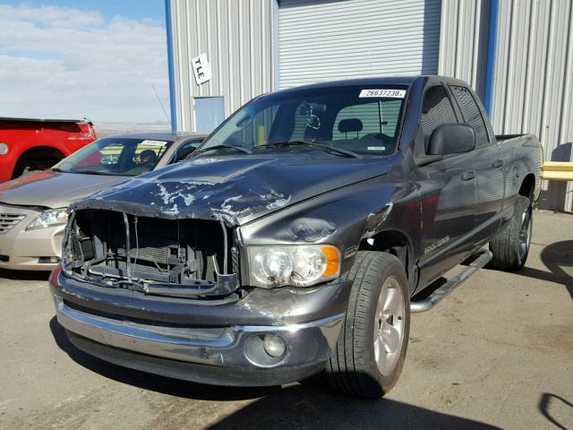 1D7HA18D05S203517 - 2005 DODGE RAM 1500 S GRAY photo 2