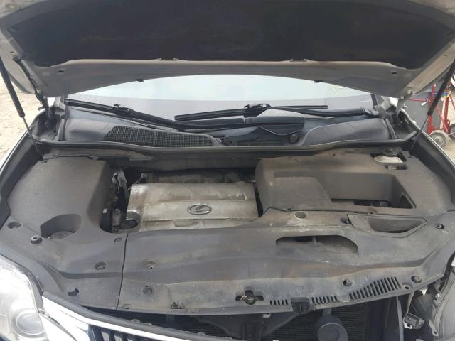 2T2BK1BA7AC030971 - 2010 LEXUS RX 350 GRAY photo 7