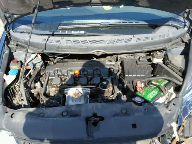2HGFG12886H534447 - 2006 HONDA CIVIC EX ლურჯი ფოტო 7