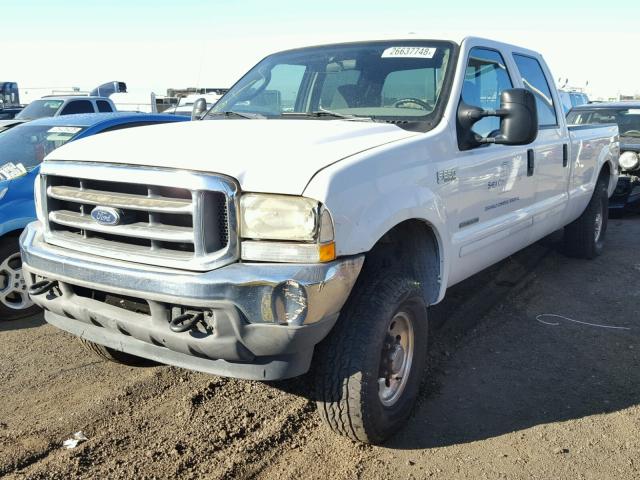 1FTNW20F43EB09959 - 2003 FORD F250 SUPER WHITE photo 2