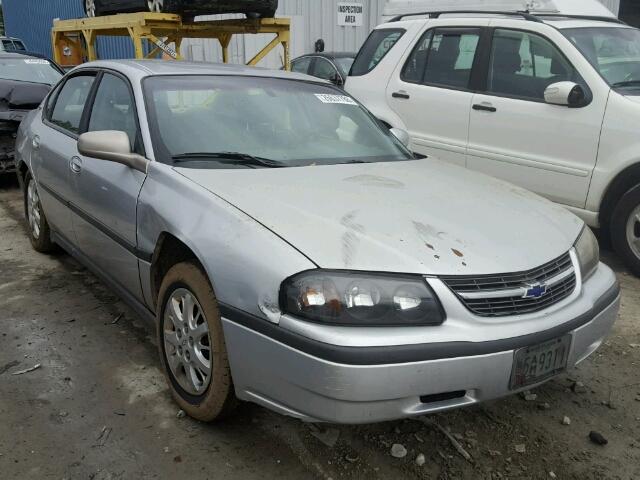 2G1WF52EX29164291 - 2002 CHEVROLET IMPALA SILVER photo 1