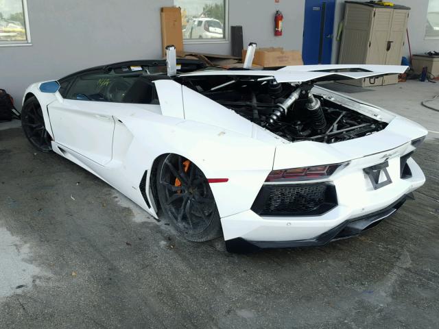 ZHWUR1ZD6ELA02712 - 2014 LAMBORGHINI AVENTADOR WHITE photo 3