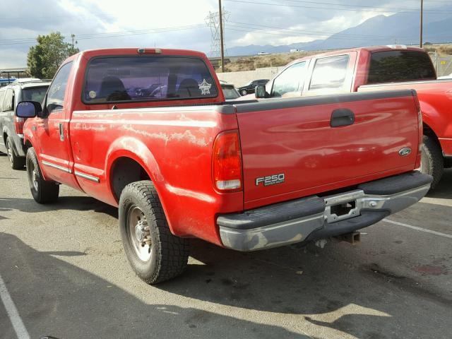 1FTNF20LXXED55961 - 1999 FORD F250 SUPER RED photo 3