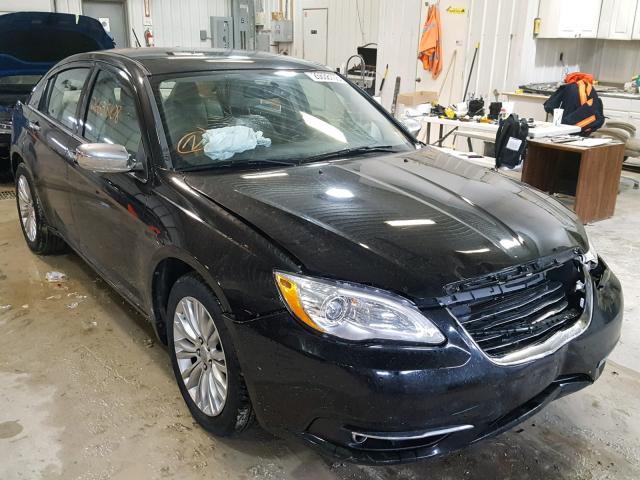 1C3BC2FB9BN597101 - 2011 CHRYSLER 200 LIMITE BLACK photo 1