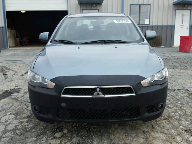 JA3AU86U98U021434 - 2008 MITSUBISHI LANCER GTS BLUE photo 9