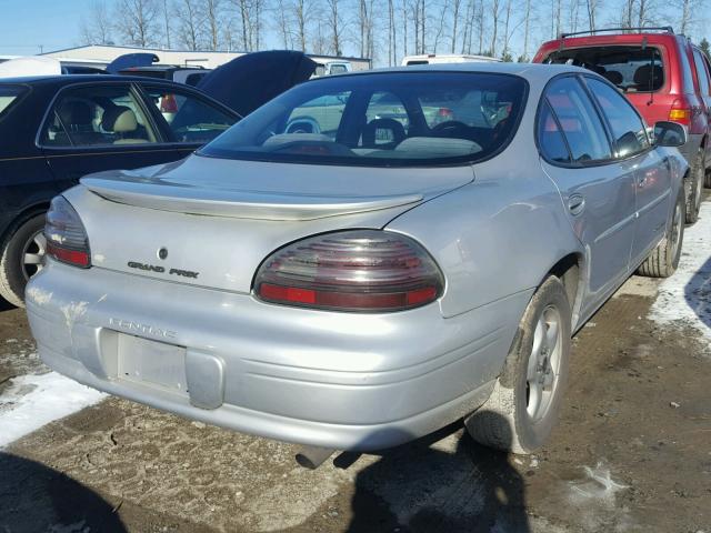1G2WK52J01F137398 - 2001 PONTIAC GRAND PRIX SILVER photo 4
