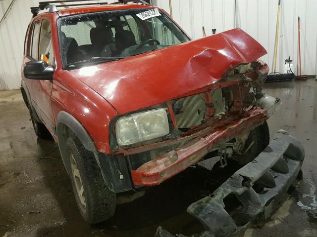 2CNBJ734316937118 - 2001 CHEVROLET TRACKER ZR RED photo 1