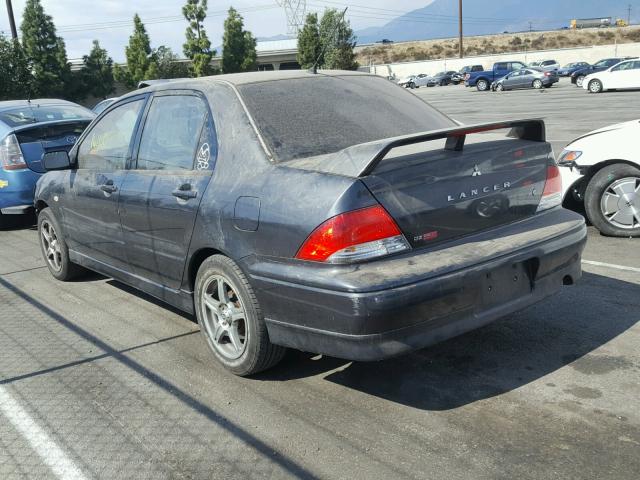 JA3AJ86E62U072706 - 2002 MITSUBISHI LANCER OZ CHARCOAL photo 3