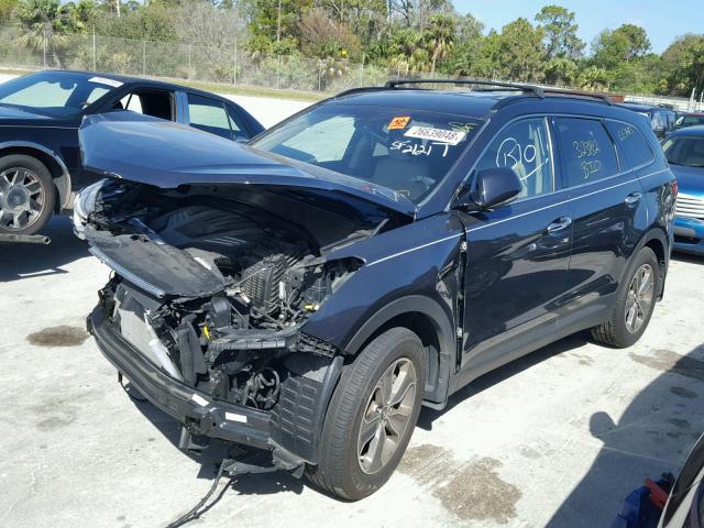 KM8SN4HF0DU018941 - 2013 HYUNDAI SANTA FE G GRAY photo 2