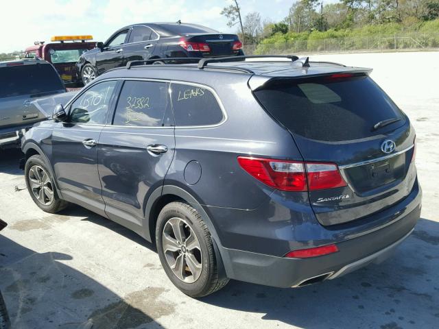 KM8SN4HF0DU018941 - 2013 HYUNDAI SANTA FE G GRAY photo 3