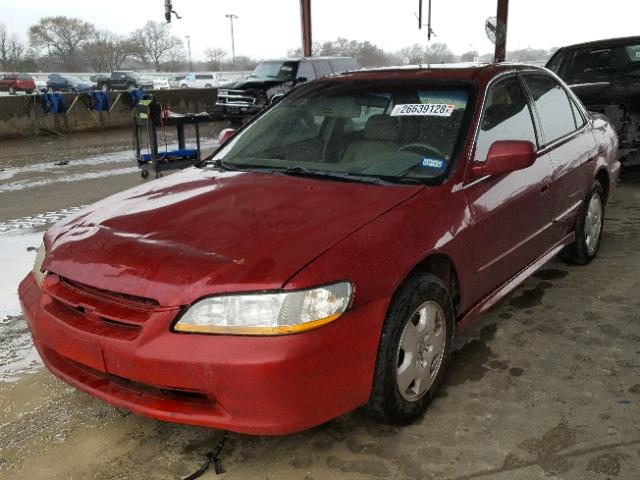 1HGCG16582A048099 - 2002 HONDA ACCORD EX RED photo 2