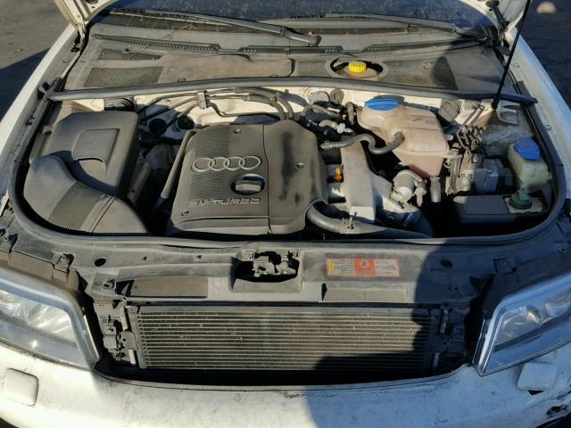 WAUAC28D0YA106384 - 2000 AUDI A4 1.8T WHITE photo 7