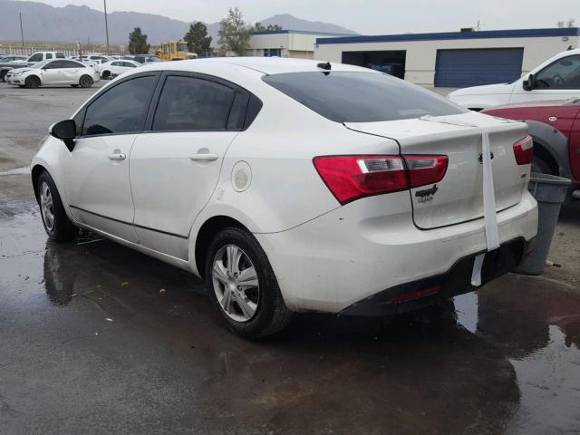 KNADM4A37C6071314 - 2012 KIA RIO LX Սպիտակ լուսանկար 3