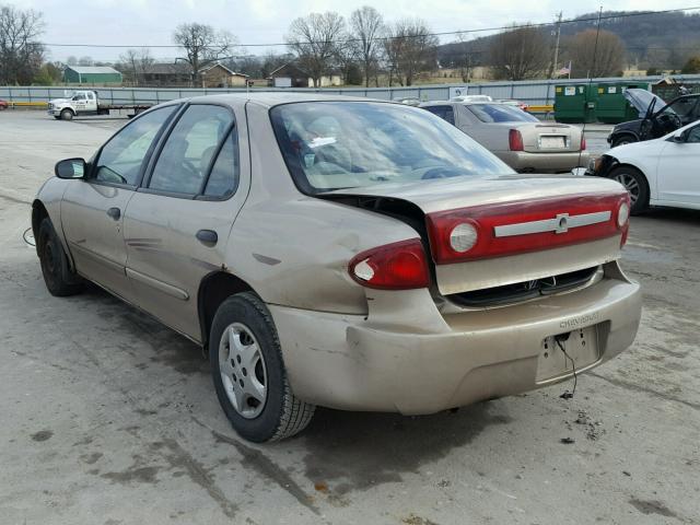 1G1JC52F537180235 - 2003 CHEVROLET CAVALIER GOLD photo 3