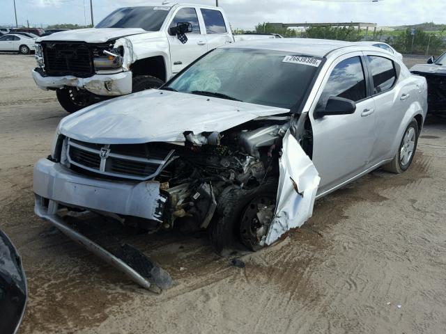 1B3CC4FB6AN127426 - 2010 DODGE AVENGER SX GRAY photo 2