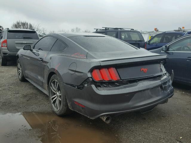 1FA6P8TH9G5245517 - 2016 FORD MUSTANG CHARCOAL photo 3