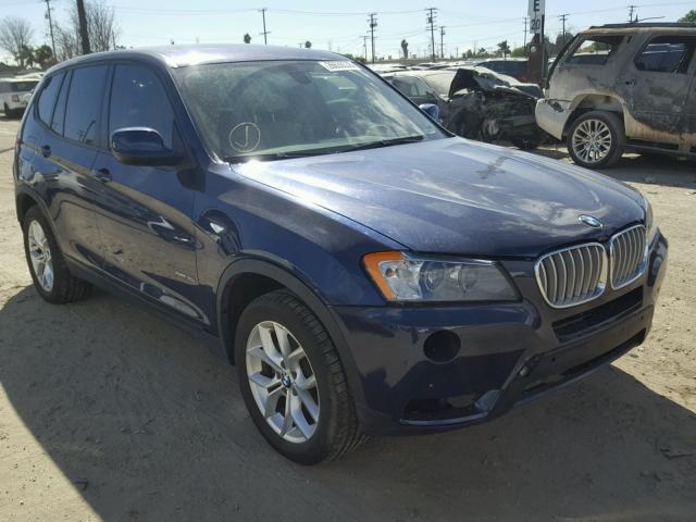 5UXWX7C52EL984407 - 2014 BMW X3 XDRIVE3 BLUE photo 1