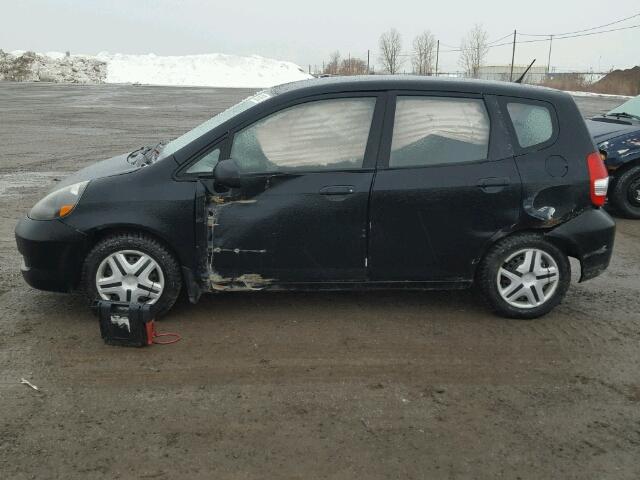 JHMGD37498S804843 - 2008 HONDA FIT BLACK photo 9