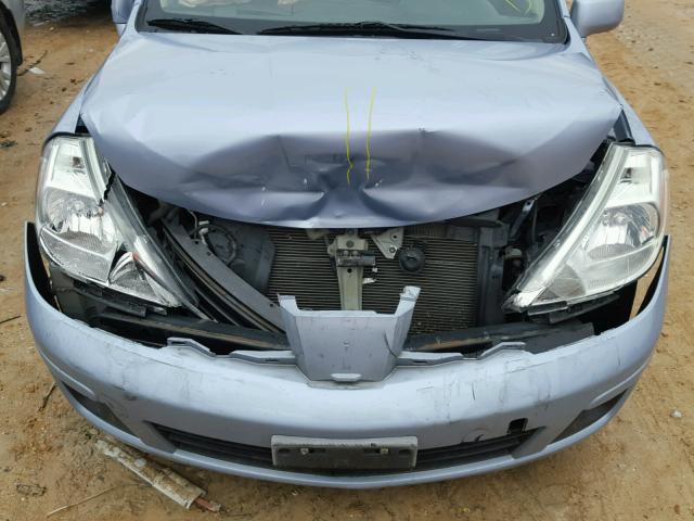 3N1BC1CP6AL388082 - 2010 NISSAN VERSA S BLUE photo 9