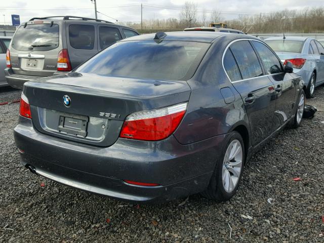 WBANW1C58AC167706 - 2010 BMW 535 I CHARCOAL photo 4