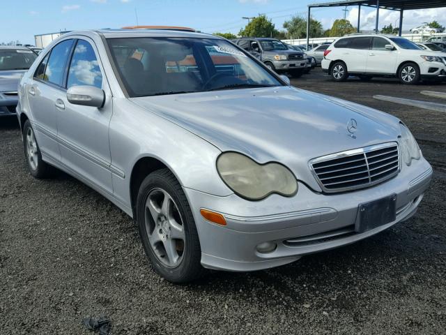 WDBRF64J51F050899 - 2001 MERCEDES-BENZ C 320 SILVER photo 1